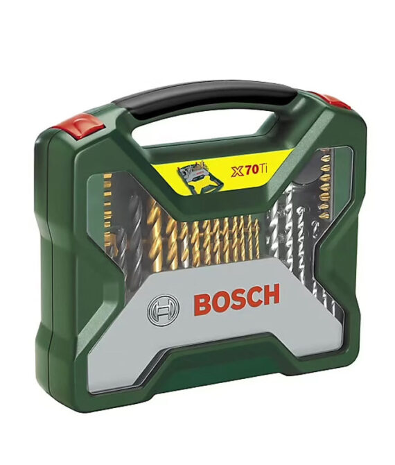 Coffret Bosch  X-Line de forets et embouts de vissage à revêtement TiN, 70 pièces