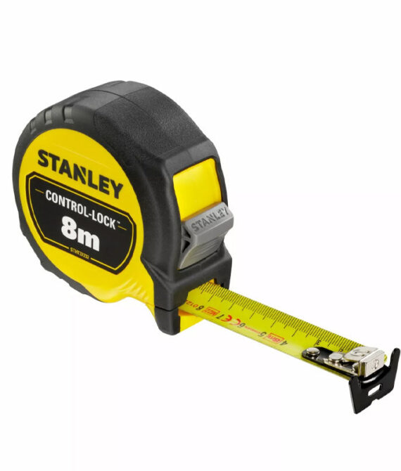 Mesure 8 m x 25 mm double marquage magnétique control-lock – STANLEY – STHT37232-0