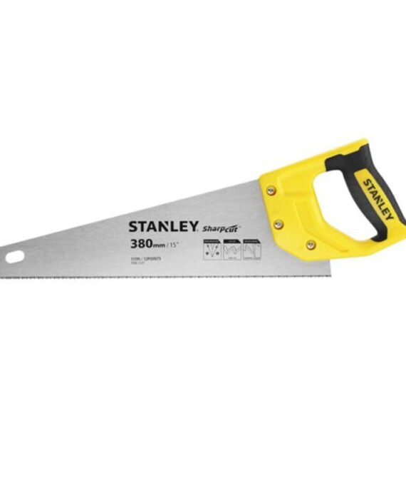 Scie égoïne sharpcut coupe fine 380mm – STANLEY – STHT20369-1