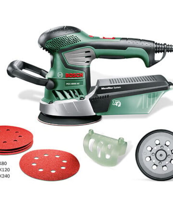 Ponceuse excentrique BOSCH PEX 4000 AE – 370W BOSCH DIY