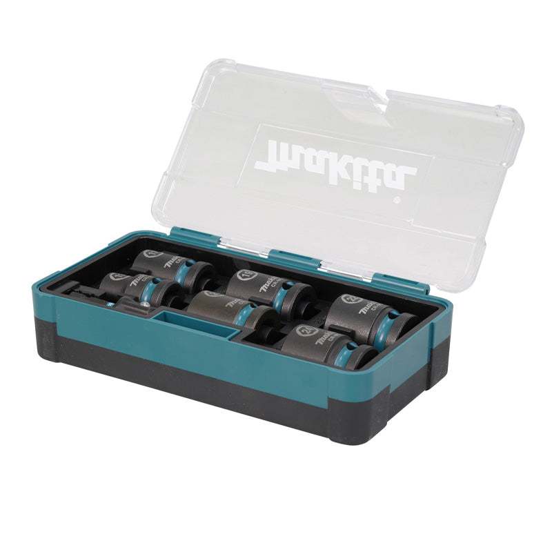 Coffret de 6 douilles MAKITA IMPACT BLACK + Adaptateur HEXA 1/4''E-16592 - Image 3