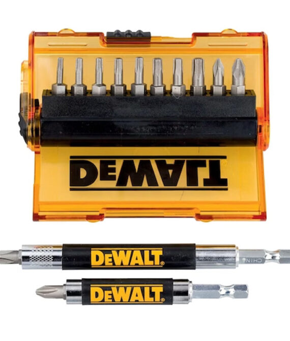 Coffret de 14 pièces avec embouts de vissage 25 mm DEWALT DT71570-QZ avec 2 portes-embouts magnétiques