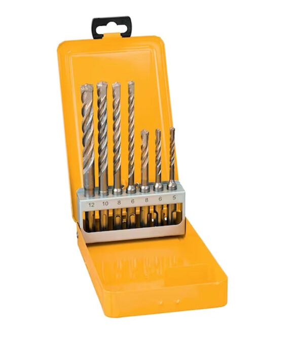 Coffret de 7 forets SDS-Plus Extreme DEWALT DT9701-QZ 5,6 (x2), 8 (x2), 10, 12 mm
