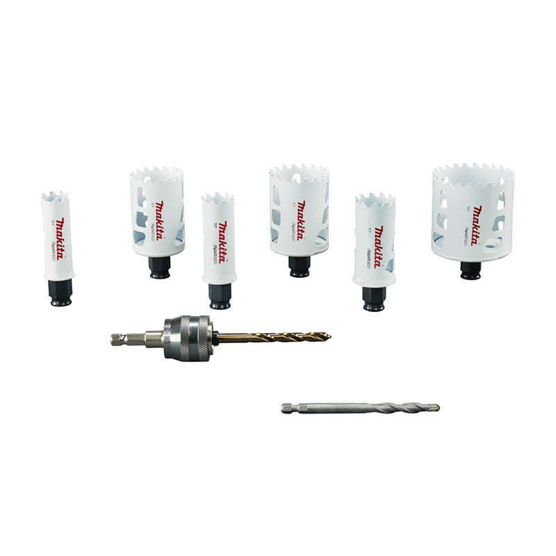 Coffret scies cloches BiM MAKITA E-14261, Ezychange TCT, 8 pcs, 22 - 68 mm - Image 2