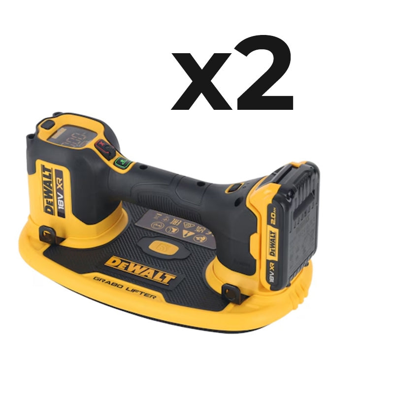 Lot de 2 Ventouses GRABO DEWALT DCE590N-XJ XR 18V - Image 2