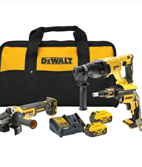 Kit 3 outils DEWALT DCK304P2-QW XR 18V 5Ah Li-Ion Brushless