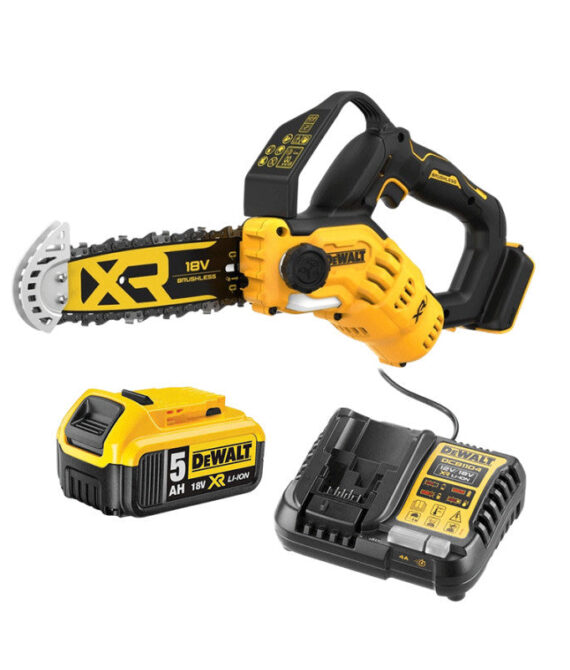 Elagueuse 18V DEWALT DCMPS520P1-QW Brushless avec une batterie 5,0 Ah