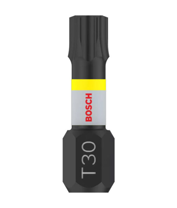 Embouts 6 pans T30 BOSCH Impact Control 25 mm – 2 pièces