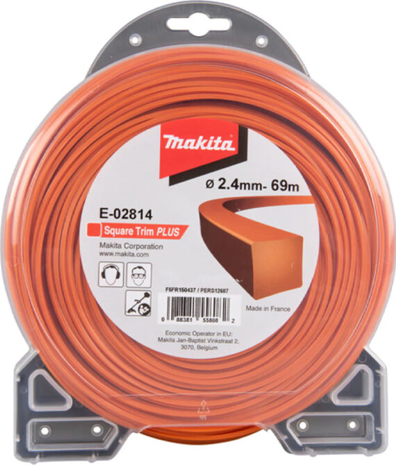 Fil carré Square Trim+ MAKITA E-02814 2,4mm x 69m