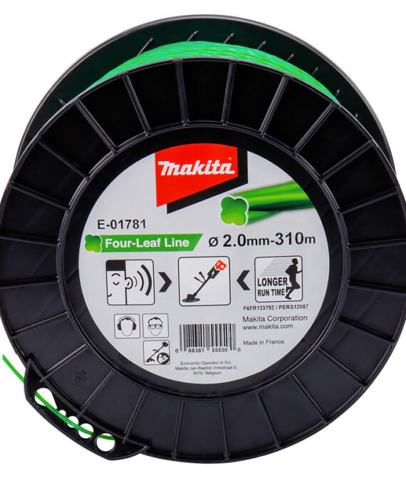 Fil nylon Trèfle torsadé MAKITA E-01781 2mm x 310m