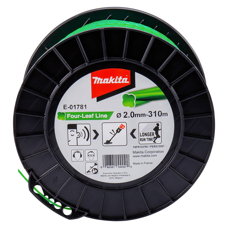 Fil nylon Trèfle torsadé MAKITA E-01781 2mm x 310m