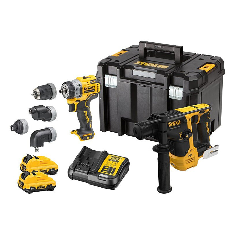 Kit 2 outils DEWALT DCK2101L2T-QW XR 12V 3Ah Li-Ion Brushless
