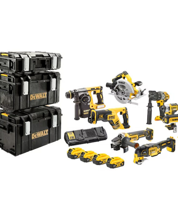 Kit 8 outils DEWALT DCK853P4-QW XR 18V 5Ah Li-Ion