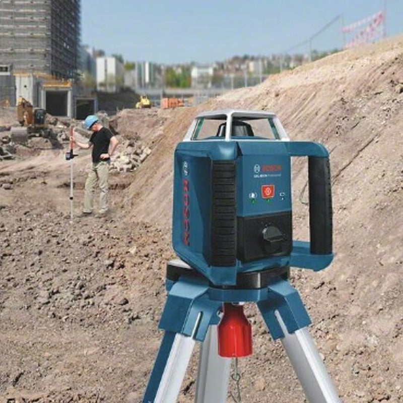 Laser rotatif BOSCH GRL 400 H + Cellule de réception LR 45 + Batteries NiMH en L-Boxx - Image 3