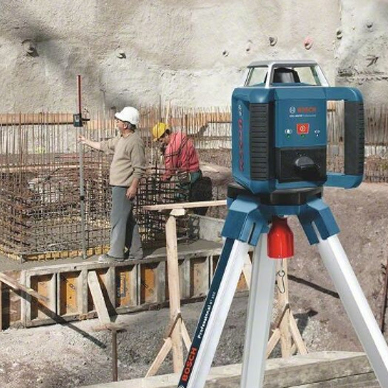 Laser rotatif BOSCH GRL 400 H + Cellule de réception LR 45 + Batteries NiMH en L-Boxx - Image 4