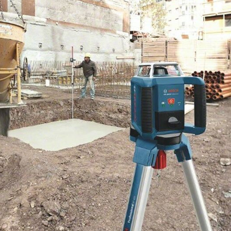 Laser rotatif BOSCH GRL 400 H + Cellule de réception LR 45 + Batteries NiMH en L-Boxx - Image 5