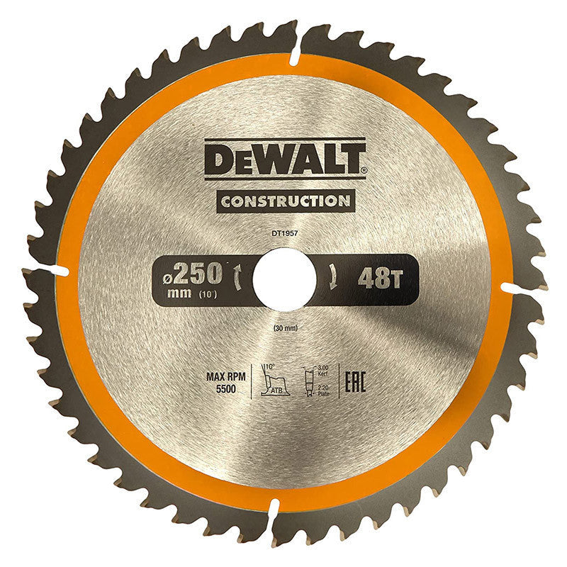 Lame de scie circulaire portative DEWALT Carbure Construction - Image 9