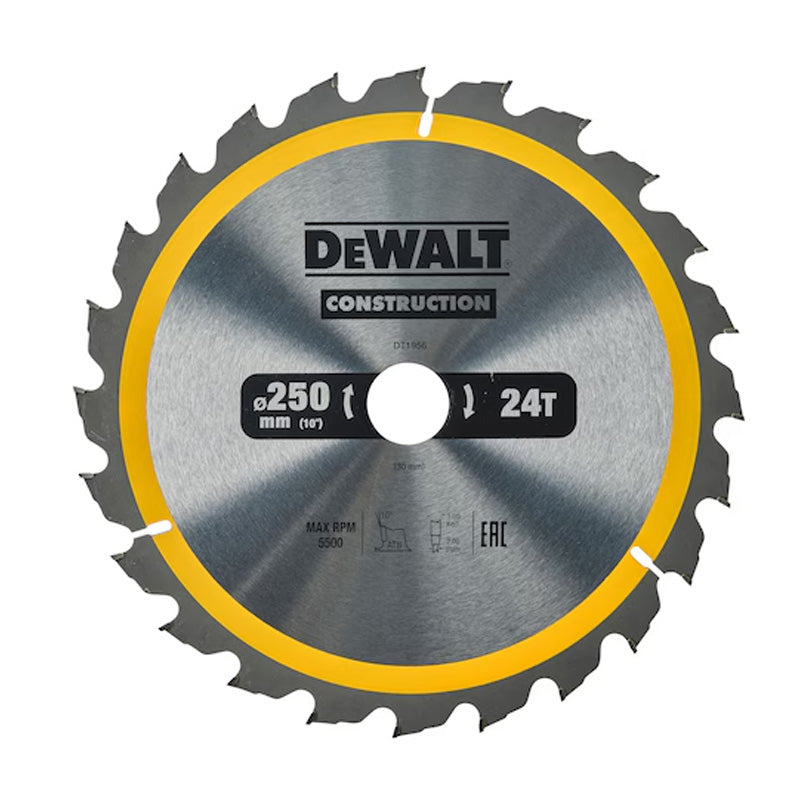 Lame de scie circulaire portative DEWALT Carbure Construction - Image 8