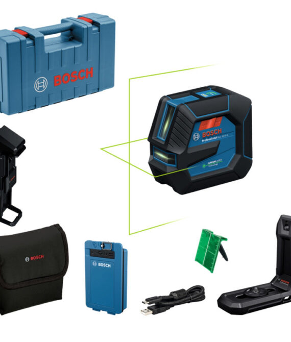 Laser lignes BOSCH GLL 20-22 G + Batterie BA 3.7V 3.0Ah en coffret