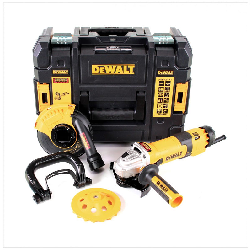 Meuleuse 125 mm 1500W - vitesse variable DEWALT DWE4257KT-QS avec kit de surfaçage - Image 6