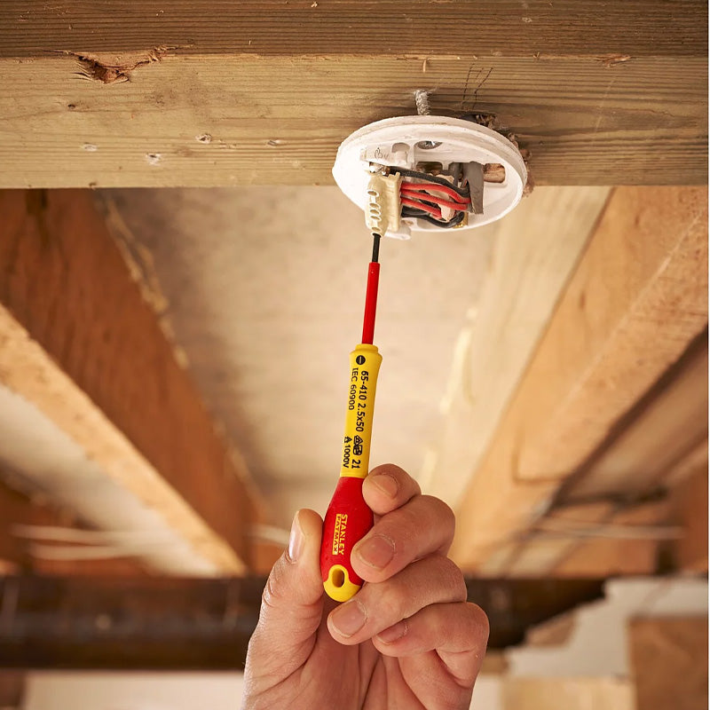 Tournevis électricien isolé 1000v 3,5x75mm fatmax - STANLEY - 1-65-411 - Image 6