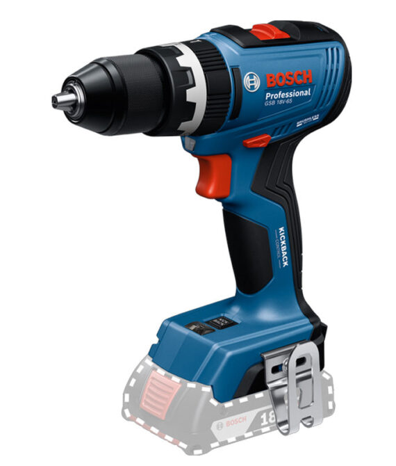 Perceuses-visseuses à percussion sans-fil BOSCH 06019N3300 GSB 18V – 65 en carton (sans batteries, sans chargeur)