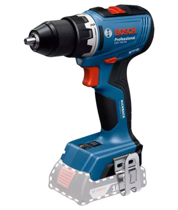 Perceuse-visseuse sans fil BOSCH 06019N3200 GSR 18V-65 en carton (sans batteries, sans chargeur)