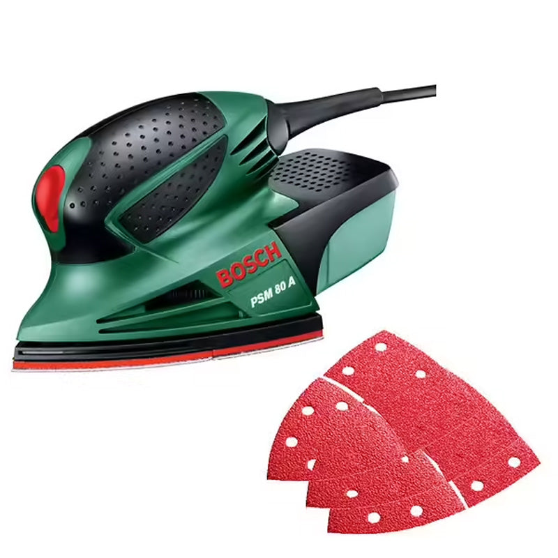 Ponceuse multi BOSCH DIY PSM 80 A avec feuilles abrasives et coffrets - Image 2