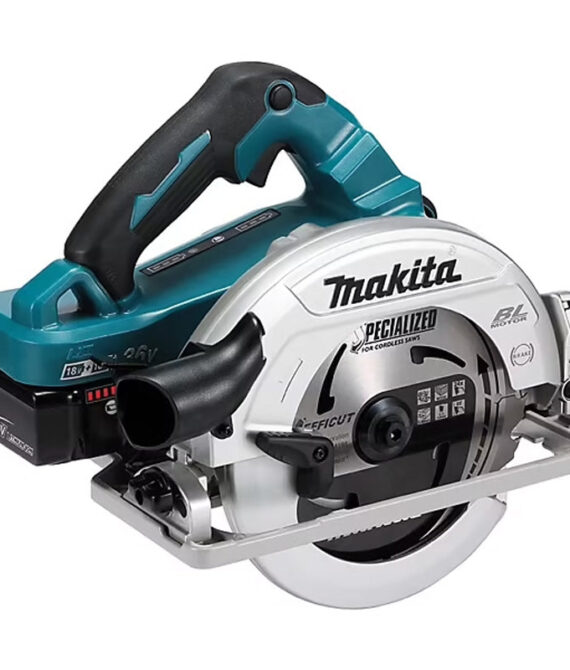 Scie circulaire Ø 190 mm 2x5Ah 18V LXT ®MAKITA DHS783T2JU en coffret + puce AWS