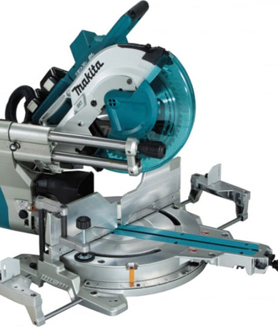 Scie radiale Ø 305 mm 2x5Ah 18V LXT ®MAKITA  DLS211PT2U chargeur double + puce AWS