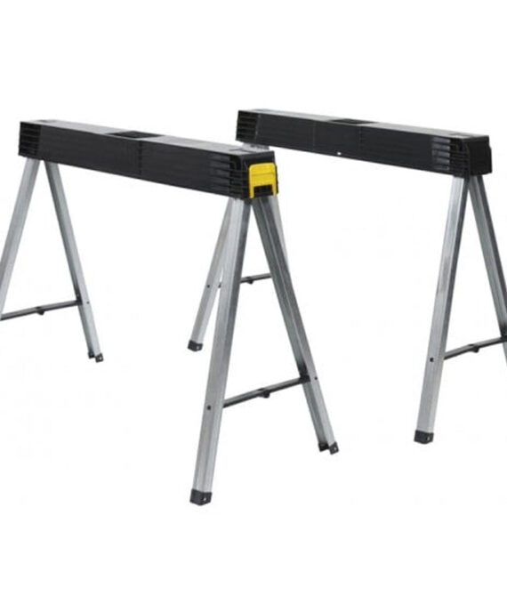 Lot de 2 tréteaux STANLEY  1-97-475 pliables et clipsables charge 350kg