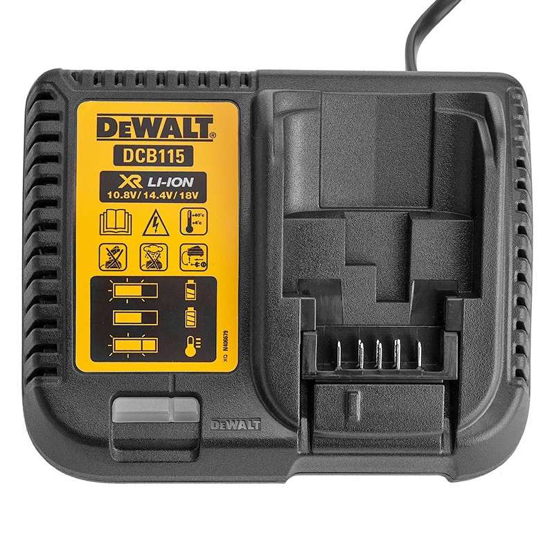 Chargeur de batteries DEWALT DCB115-XJ 10,8V à 18V Li-ion