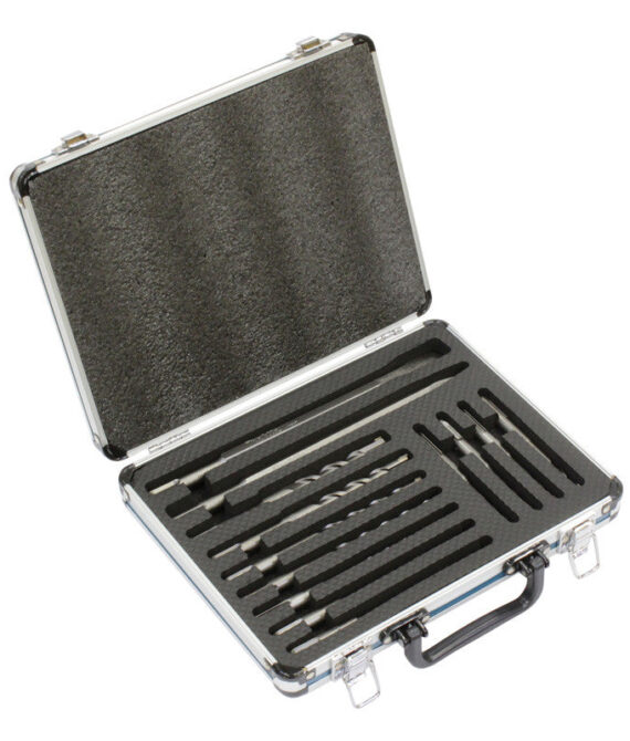 Coffret de 11 forets, 1 pointe, 1 burin MAKITA B-64674 à emmanchement SDS-PLUS