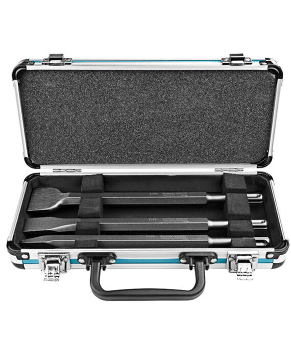 Coffret de 3 pièces MAKITA D-42357 1 pointe, 1 burin, 1 burin large SDS-PLUS