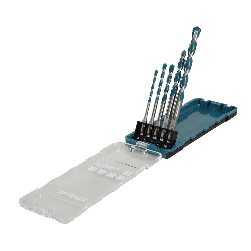 Coffret de 5 forets Multi-matériaux HEXA 1/4' MAKITA E-16732