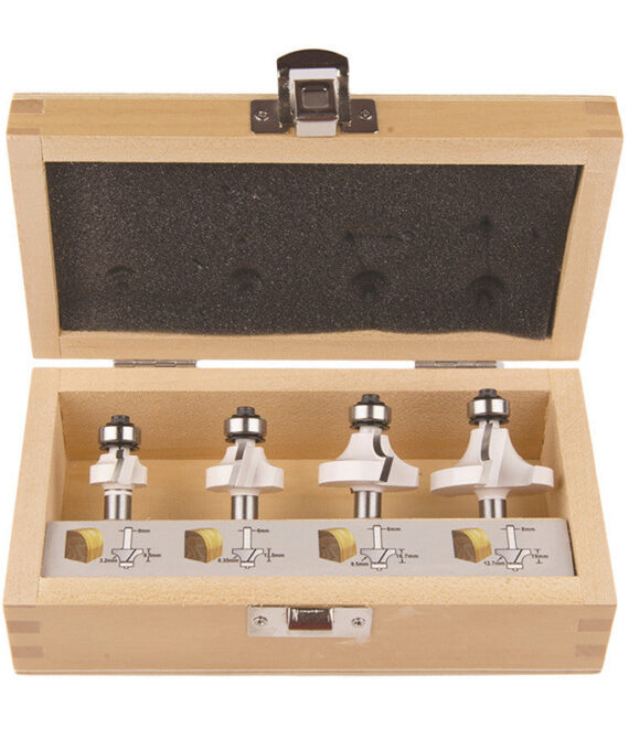 Coffret de 4 Fraises queue de 8 mm MAKITA D-53534