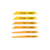 Coffret de 6 lames pour scie sabre DEWALT DT2444-QZ