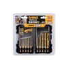 Coffret plastique de 10 forets DEWALT DT50050-QZ HSS Titane Impact Ø 3-3,2-3,5-4-4,5-5-6-8-11-12 mm
