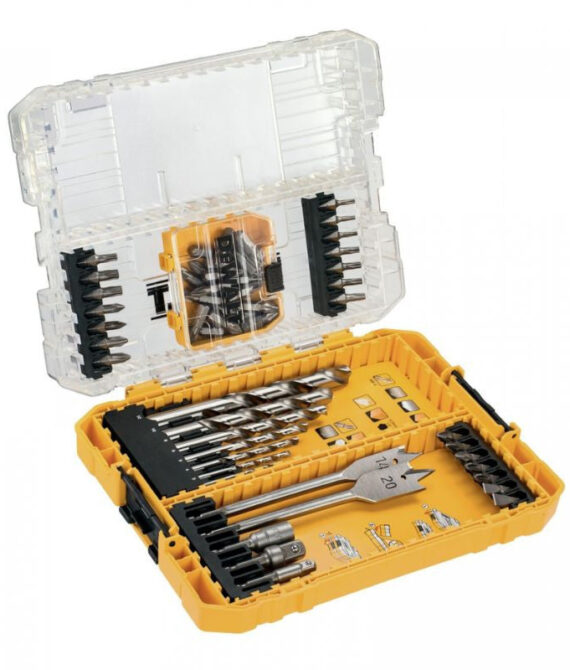Coffret Toughcase bois et métal 55 pièces DEWALT DT70757-QZ