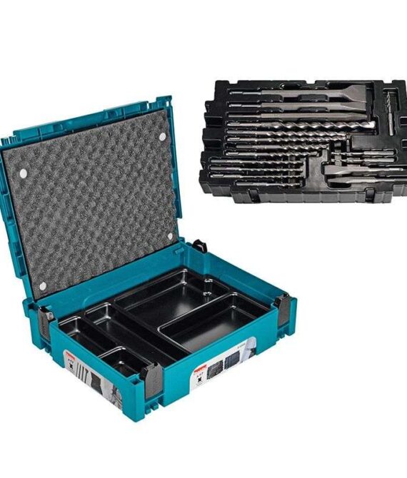 Coffret de 17 pièces MAKITA B-53877 Forets et Burins SDS-Plus dans Mak-Pac