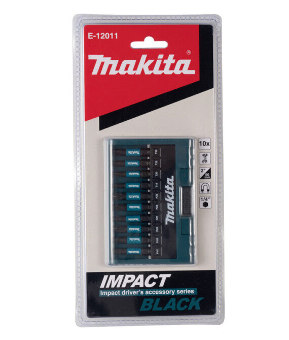 Jeu d’embouts MAKITA E-12011 Impact Black Bit-Set 10-tlg