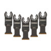 Jeu de 5 lames pour métal DEWALT DT20727-QZ - 30x43mm - pour multi-cutter
