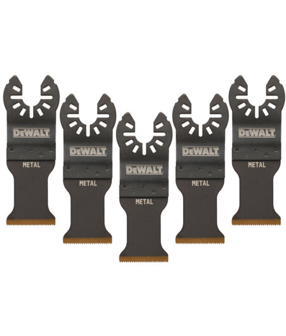 Jeu de 5 lames pour métal DEWALT DT20727-QZ – 30x43mm – pour multi-cutter