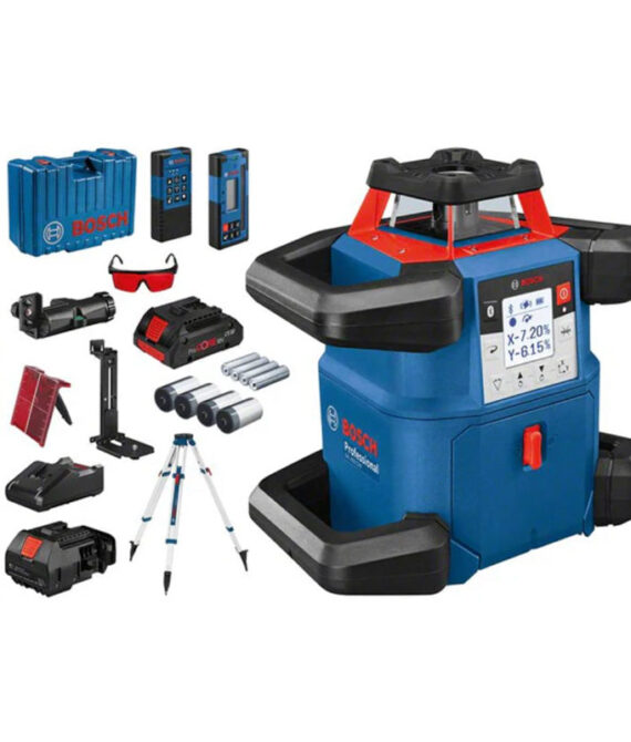Laser rotatif BOSCH GRL 600 CHV Professional + MIRE GR 240 + Trepied BT 170