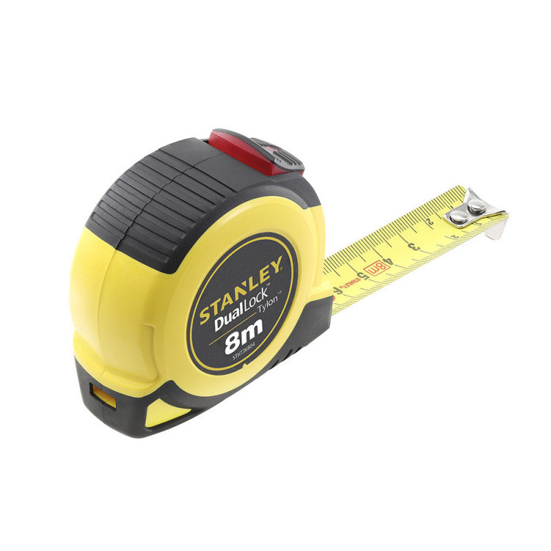 Mesure ruban tylon dual lock STANLEY STHT36804-0 8 m x 25 mm