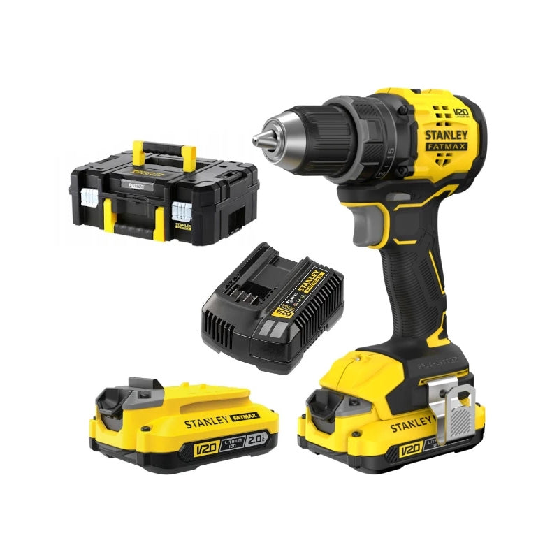 Perceuse Visseuse 50Nm - 18V - 24 Réglages De Couple - SFMCD714D2T-QW STANLEY FATMAX V20 - Image 2