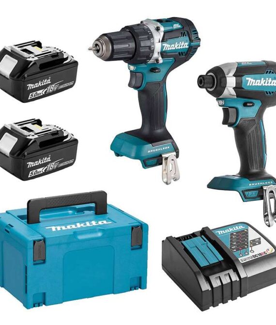 Pack 2 outils MAKITA DLX2189T3J (DTD153 + DDF484) 18 V Li-Ion (3 x 5,0 Ah)